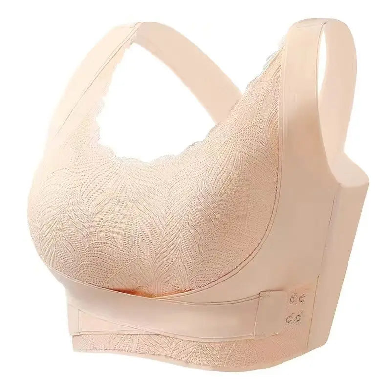 Breast Support Adjustable Side Buckle Push Up Bra