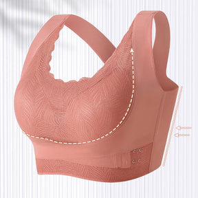 Breast Support Adjustable Side Buckle Push Up Bra