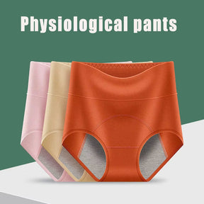 PACK OF 3 SUPER SOFT COTTON HIGH WAIST PERIOD PANTY-ASSORTED