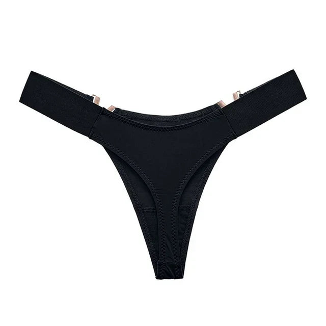 V-Shaped Metal  Underwear Sports Waist High Panties for Women's