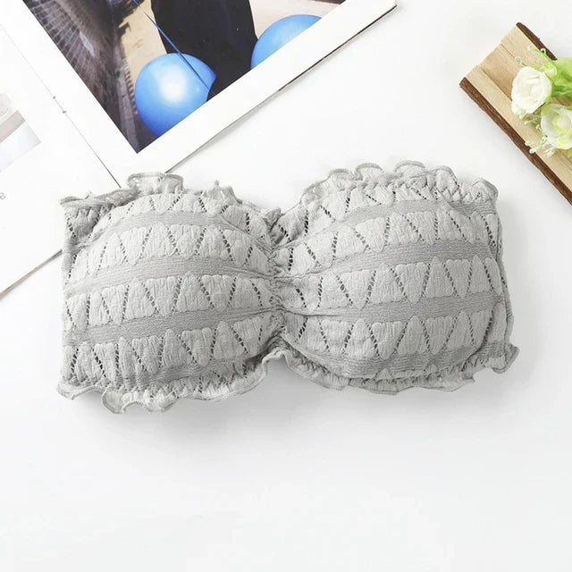 Ladies imported Strapless Crocodile Style Bra With BACK Hook