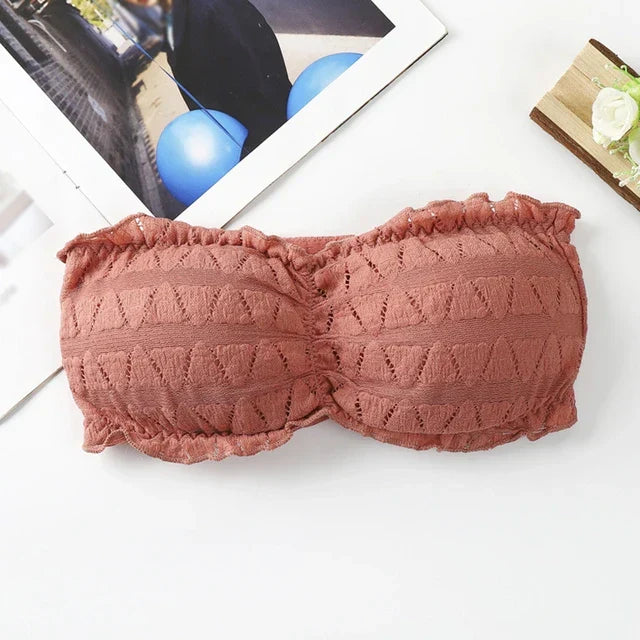 Ladies imported Strapless Crocodile Style Bra With BACK Hook