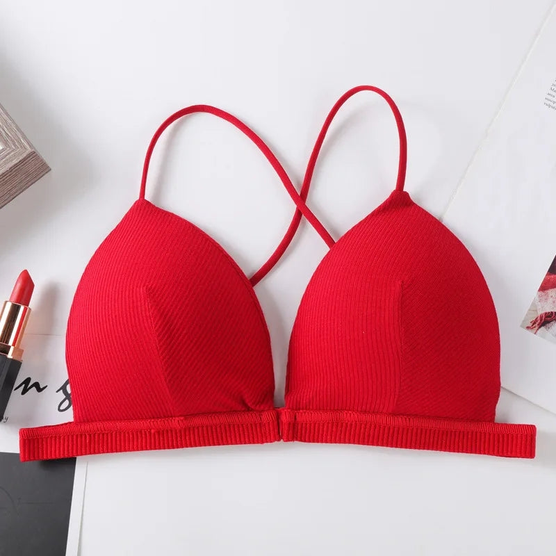 Ladies imported Soft Light Pad Front Open T-shirt Bra